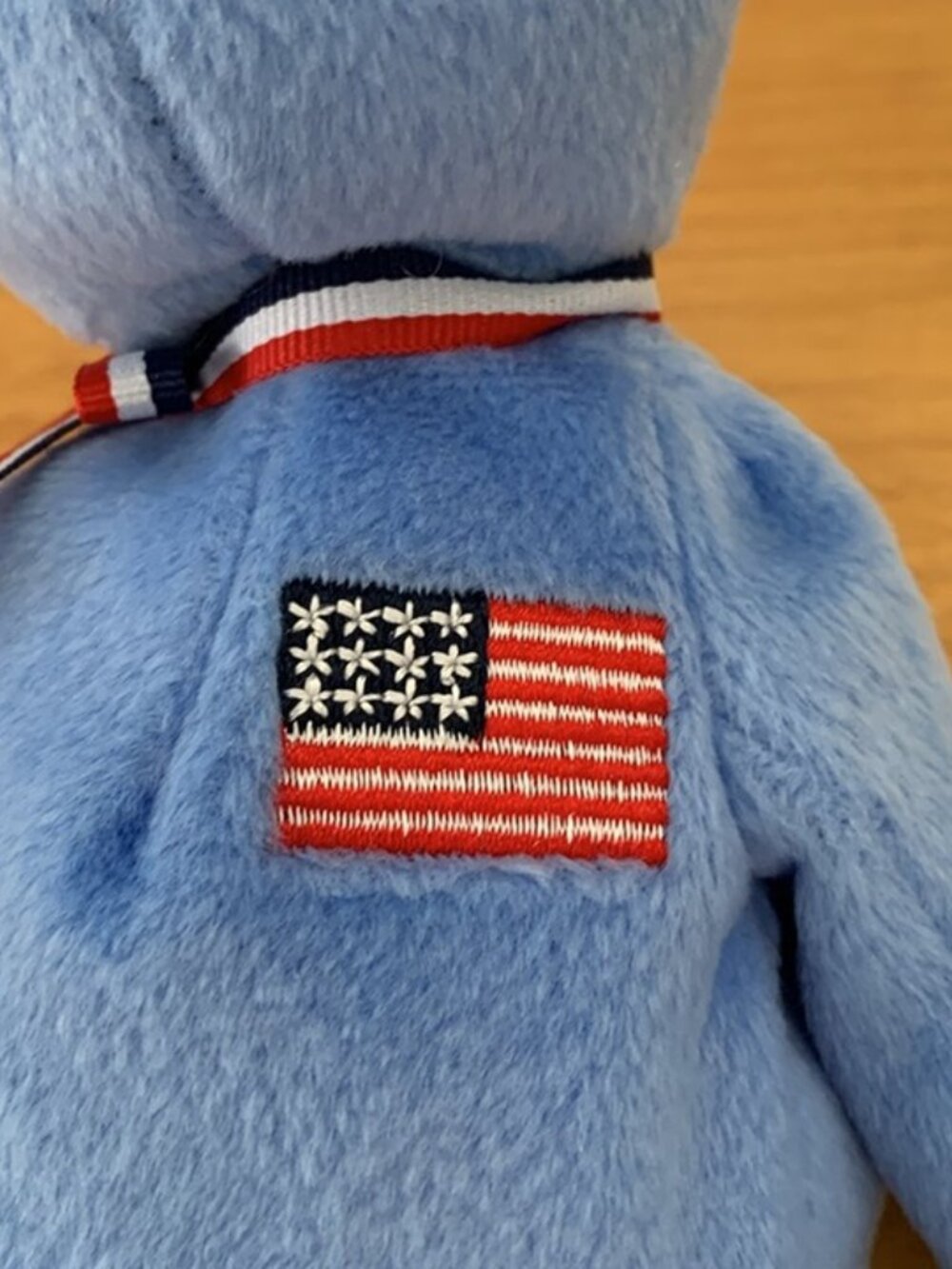 Ty Beanie Baby 9/11 Memorial 4506 America 2001 Patriotic Teddy Bear EUC - Picture 3 of 10